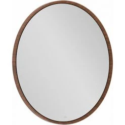 VILLEROY UND BOCH AG Miroir Antheus Villeroy & Boch B30500, 850 X 850 X 35 Mm, Montage Mural, Encadrement Bois Massif, Coloris: Frêne Noir - B30500PW