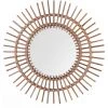 BELIANI Miroir En Rotin Marron 76x76 - Marron 2 BELIANI Miroir En Rotin Marron 76x76 - Marron -Miroir Soldes Boutique 17553931 1