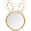 ATMOSPHERA KIDS Miroir Mural Enfant En Bambou Wild - Diam 24 - Beige -Miroir Soldes Boutique 17589387 1