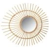 AUBRY GASPARD Miroir En Rotin Oeuf Naturel - Naturel -Miroir Soldes Boutique 1767968 1