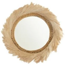 RENDEZ VOUS DéCO Miroir Silas En Matière Naturelle ∅ 70 Cm - Beige