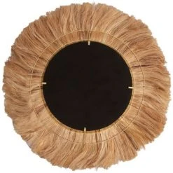 RENDEZ VOUS DéCO Miroir Pakito En Matière Naturelle ∅ 90 Cm - Beige -Miroir Soldes Boutique 17886389 5