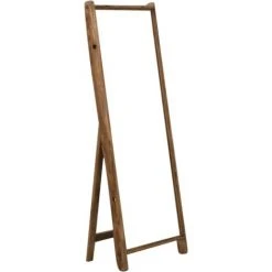 MADE IN MEUBLES Miroir En Bois Recyclé Blaise - Marron