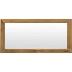 MADE IN MEUBLES Miroir En Bois Recyclé Mia 165 Cm - Marron -Miroir Soldes Boutique 18479045 2