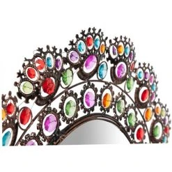 BISCOTTINI Miroir Mural à Accrocher Ronde De 61 Cm De Diamètre -Miroir Soldes Boutique 18526656 3