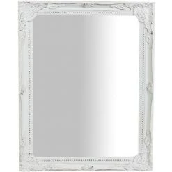 BISCOTTINI Miroi Pour Suspension Verticale/horizontale L36,5xPR3xH47 Cm Finition Antique Blanche -Miroir Soldes Boutique 18527013 2