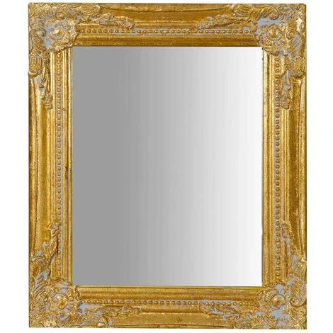 BISCOTTINI Miroir Mural à Accrocher Vertical/horizontal L27xPR3xH32 Cm Finition Or Antique 4 BISCOTTINI Miroir Mural à Accrocher Vertical/horizontal L27xPR3xH32 Cm Finition Or Antique – Image 2