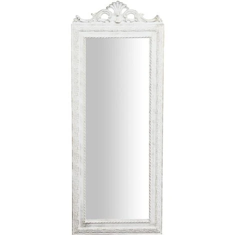 BISCOTTINI Miroir Mural à Accrocher Avec Finition Blanc 4 BISCOTTINI Miroir Mural à Accrocher Avec Finition Blanc – Image 2