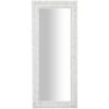 BISCOTTINI Miroir Mural à Accrocher Suspendu Vertical/horizontal L35xPR2xH82 Cm Finition Blanc Vieilli -Miroir Soldes Boutique 18527052 1