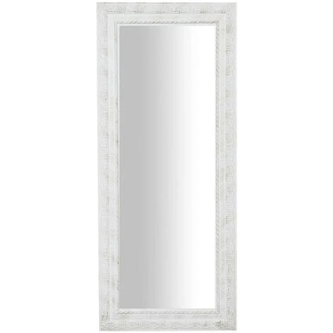 BISCOTTINI Miroir Mural à Accrocher Suspendu Vertical/horizontal L35xPR2xH82 Cm Finition Blanc Vieilli 3 BISCOTTINI Miroir Mural à Accrocher Suspendu Vertical/horizontal L35xPR2xH82 Cm Finition Blanc Vieilli