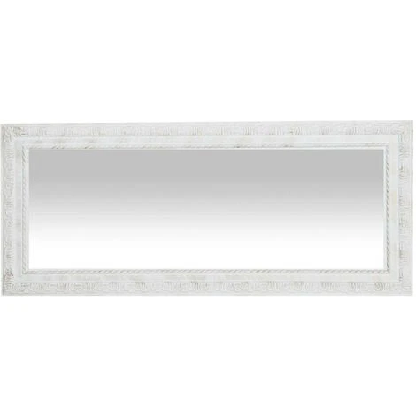 BISCOTTINI Miroir Mural à Accrocher Suspendu Vertical/horizontal L35xPR2xH82 Cm Finition Blanc Vieilli 4 BISCOTTINI Miroir Mural à Accrocher Suspendu Vertical/horizontal L35xPR2xH82 Cm Finition Blanc Vieilli – Image 2