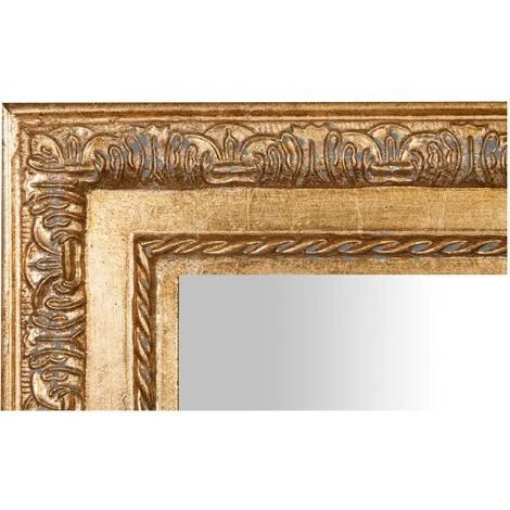 BISCOTTINI Miroir Mural à Accrocher Suspendu Vertical/horizontal L35xPR2xH82 Cm Finition Or Antique 6 BISCOTTINI Miroir Mural à Accrocher Suspendu Vertical/horizontal L35xPR2xH82 Cm Finition Or Antique – Image 4