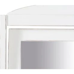 BISCOTTINI Miroir Pivotant Au Sol En Bois Massif De Tilleul Massif, Finition Blanc Antique L61xPR45xH172 Cm Made In Italy 9 BISCOTTINI Miroir Pivotant Au Sol En Bois Massif De Tilleul Massif, Finition Blanc Antique L61xPR45xH172 Cm Made In Italy -Miroir Soldes Boutique 18527437 3