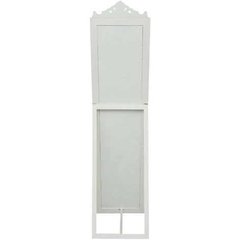 BISCOTTINI Miroir Au Sol Sur Pied Avec Finition Blanc Antique L43xPR3XH178 Cm 7 BISCOTTINI Miroir Au Sol Sur Pied Avec Finition Blanc Antique L43xPR3XH178 Cm – Image 5
