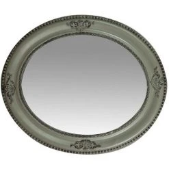 BISCOTTINI Miroir Mural à Accrocher Verticale/horizontale L54xPR3xH64 Cm Finition Gris Antique -Miroir Soldes Boutique 18527567 4
