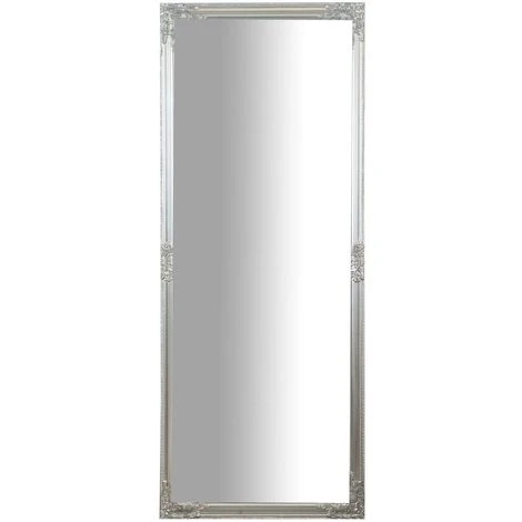 BISCOTTINI Miroir Mural à Accrocher Suspendu Vertical/horizontal L72xPR3xH180 Cm Finition Argent Antique 4 BISCOTTINI Miroir Mural à Accrocher Suspendu Vertical/horizontal L72xPR3xH180 Cm Finition Argent Antique – Image 2