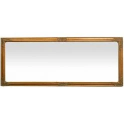 BISCOTTINI Miroir Mural à Accrocher Suspendu Vertical/horizontal L72xPR3xH180 Cm Finition Or Antique -Miroir Soldes Boutique 18527583 5
