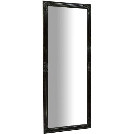 BISCOTTINI Miroir Mural à Accrocher Suspendu Pour Suspension Verticale/horizontale L72xPR3xH180 Cm Noir Brillant. 3 BISCOTTINI Miroir Mural à Accrocher Suspendu Pour Suspension Verticale/horizontale L72xPR3xH180 Cm Noir Brillant.