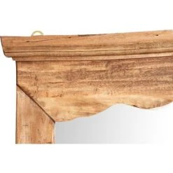 BISCOTTINI Miroir Mural à Accrocher En Bois Massif De Tilleul Finition Naturelle L90 X PR5 X H83 Cm Made In Italy 9 BISCOTTINI Miroir Mural à Accrocher En Bois Massif De Tilleul Finition Naturelle L90 X PR5 X H83 Cm Made In Italy -Miroir Soldes Boutique 18527816 4