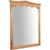 BISCOTTINI Miroir Mural à Accrocher En Bois Massif De Tilleul Finition Naturelle L80 XPR 5 X H103 Cm Made In Italy -Miroir Soldes Boutique 18527819 1