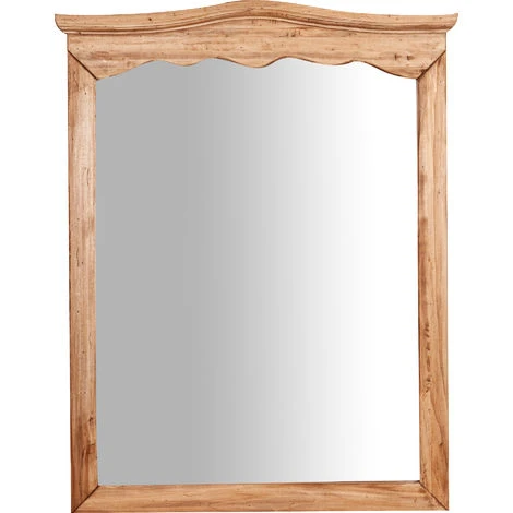 BISCOTTINI Miroir Mural à Accrocher En Bois Massif De Tilleul Finition Naturelle L80 XPR 5 X H103 Cm Made In Italy 4 BISCOTTINI Miroir Mural à Accrocher En Bois Massif De Tilleul Finition Naturelle L80 XPR 5 X H103 Cm Made In Italy – Image 2