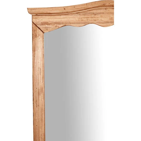 BISCOTTINI Miroir Mural à Accrocher En Bois Massif De Tilleul Finition Naturelle L80 XPR 5 X H103 Cm Made In Italy 5 BISCOTTINI Miroir Mural à Accrocher En Bois Massif De Tilleul Finition Naturelle L80 XPR 5 X H103 Cm Made In Italy – Image 3