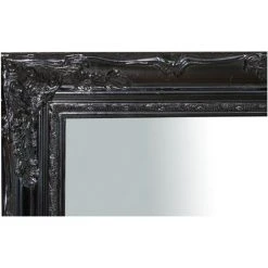 BISCOTTINI Miroir Mural à Accrocher Vertical/horizontal L64xPR4xH74 Cm Noir Brillant. -Miroir Soldes Boutique 18527943 4