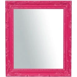 BISCOTTINI Miroir Mural à Accrocher Vertical/horizontal 64 X 4 X 74 Cm Fuchsia Brillant -Miroir Soldes Boutique 18527946 2