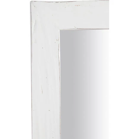 BISCOTTINI Miroir Mural à Accrocher Rectangulaire En Bois Massif De Tilleul Finition Blanche Patinée L60 X PR3 XH 180 Cm Made In Italy 5 BISCOTTINI Miroir Mural à Accrocher Rectangulaire En Bois Massif De Tilleul Finition Blanche Patinée L60 X PR3 XH 180 Cm Made In Italy – Image 3