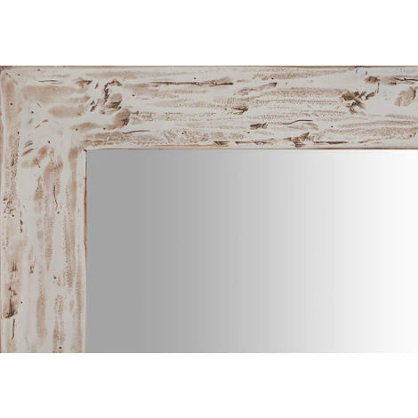 BISCOTTINI Miroir Mural à Accrocher Carré En Bois Massif De Tilleul Finition Crème L60 X PR3 XH 180 Cm Made In Italy 5 BISCOTTINI Miroir Mural à Accrocher Carré En Bois Massif De Tilleul Finition Crème L60 X PR3 XH 180 Cm Made In Italy – Image 3