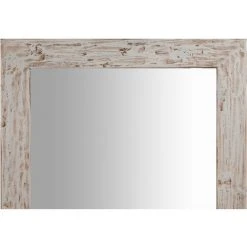 BISCOTTINI Miroir Mural à Accrocher Carré En Bois Massif De Tilleul Finition Crème L60 X PR3 XH 180 Cm Made In Italy 9 BISCOTTINI Miroir Mural à Accrocher Carré En Bois Massif De Tilleul Finition Crème L60 X PR3 XH 180 Cm Made In Italy -Miroir Soldes Boutique 18527987 4