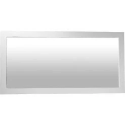 BISCOTTINI Miroir Mural à Accrocher Rectangulaire En Bois Massif De Tilleul Finition Blanche Patinée L100 X PR3 X H200 Cm Made In Italy -Miroir Soldes Boutique 18528003 5