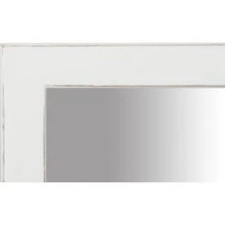 BISCOTTINI Miroir Mural à Accrocher En Bois Massif De Tilleul Finition Blanche PatinéeL37xPR3xH58 Cm Made In Italy -Miroir Soldes Boutique 18528149 3