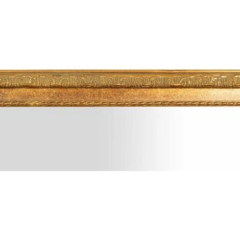 BISCOTTINI Miroir Mural à Accrocher Vertical /horizontal L72xPR3xH180 Cm Avec Finition Or Antique 4 BISCOTTINI Miroir Mural à Accrocher Vertical /horizontal L72xPR3xH180 Cm Avec Finition Or Antique – Image 2