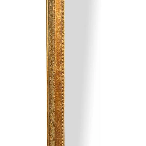 BISCOTTINI Miroir Mural à Accrocher Vertical /horizontal L72xPR3xH180 Cm Avec Finition Or Antique 6 BISCOTTINI Miroir Mural à Accrocher Vertical /horizontal L72xPR3xH180 Cm Avec Finition Or Antique – Image 4
