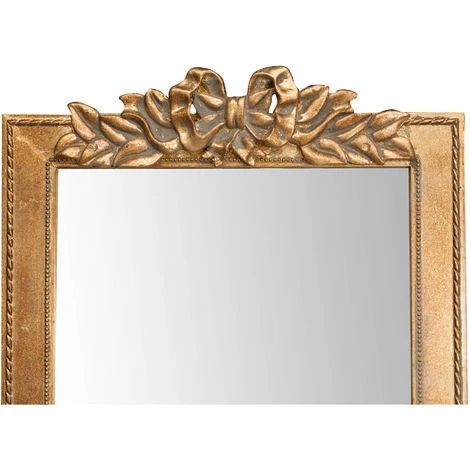 BISCOTTINI Miroir Au Sol Sur Pied L50xPR3xH175 Cm, Finition Dorée Antique 5 BISCOTTINI Miroir Au Sol Sur Pied L50xPR3xH175 Cm, Finition Dorée Antique – Image 3