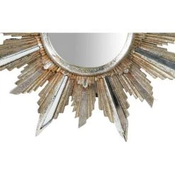 BISCOTTINI Miroir D'appui L28xPR2 5xH29 Cm Finition Argent Vieillie -Miroir Soldes Boutique 18529007 4