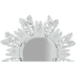 BISCOTTINI Miroir D'appui Finition Blanche Patinée L 24 XPR 2 X H24 Cm -Miroir Soldes Boutique 18529013 3