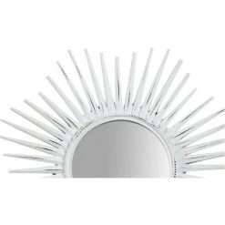 BISCOTTINI Miroir D'appui Finition Blanche Patinée L 24 X PR3 X H24 Cm -Miroir Soldes Boutique 18529016 3