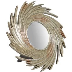 BISCOTTINI Miroir D'appui L24 XPR 1 5 X H24 Cm Finition Or Patinée