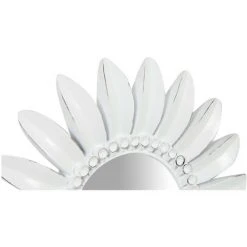 BISCOTTINI Miroir D'appui Finition Blanche Patinée L 23 X PR3 X H23 Cm -Miroir Soldes Boutique 18529024 3