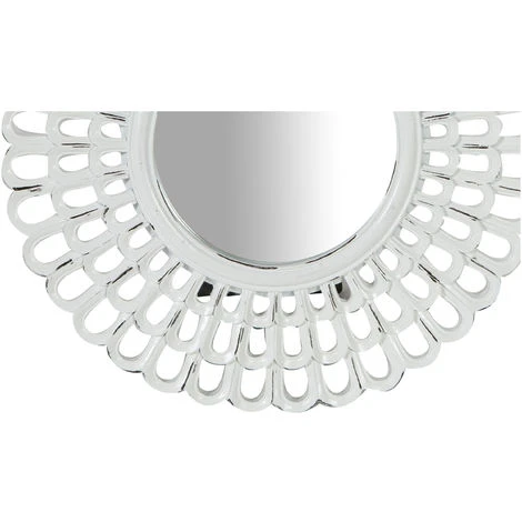 BISCOTTINI Miroir D'appui De Diam.21 X 2 Cm Finition Blanche Antique 6 BISCOTTINI Miroir D'appui De Diam.21 X 2 Cm Finition Blanche Antique – Image 4