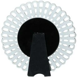 BISCOTTINI Miroir D'appui De Diam.21 X 2 Cm Finition Blanche Antique 11 BISCOTTINI Miroir D'appui De Diam.21 X 2 Cm Finition Blanche Antique -Miroir Soldes Boutique 18529031 5