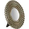 BISCOTTINI Miroir D'appui De Diam.21 X 2 Cm Finition Argent Antique -Miroir Soldes Boutique 18529032 1