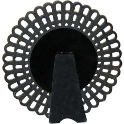 BISCOTTINI Miroir D'appui De Diam.21 X 2 Cm Finition Argent Antique -Miroir Soldes Boutique 18529032 4