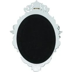 BISCOTTINI Miroir Mural à Accrocher Avec Finition Blanc Antique L37xPR6xH49 Cm 11 BISCOTTINI Miroir Mural à Accrocher Avec Finition Blanc Antique L37xPR6xH49 Cm -Miroir Soldes Boutique 18529072 5