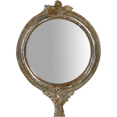 BISCOTTINI Miroir Mural à Accrocher Avec Finition Argent Antique L19xPR2xH39 Cm 6 BISCOTTINI Miroir Mural à Accrocher Avec Finition Argent Antique L19xPR2xH39 Cm – Image 4