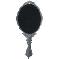 BISCOTTINI Miroir Mural à Accrocher L12xPR1,5xH30 Cm, Finition Dorée Antique -Miroir Soldes Boutique 18529098 4