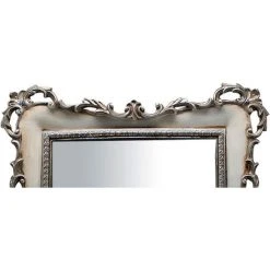 BISCOTTINI Miroir Avec Soutien Et à Accrocher Vertical/horizontal L31.5xPR3.5xH37 Cm Finition Argenté/blanc Antique 10 BISCOTTINI Miroir Avec Soutien Et à Accrocher Vertical/horizontal L31.5xPR3.5xH37 Cm Finition Argenté/blanc Antique -Miroir Soldes Boutique 18529108 4