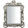 BISCOTTINI Miroir Avec Soutien L29.5xPR2xH39 Cm Avec Finition Argent Et Finition Blanche Antique 1 BISCOTTINI Miroir Avec Soutien L29.5xPR2xH39 Cm Avec Finition Argent Et Finition Blanche Antique -Miroir Soldes Boutique 18529115 1